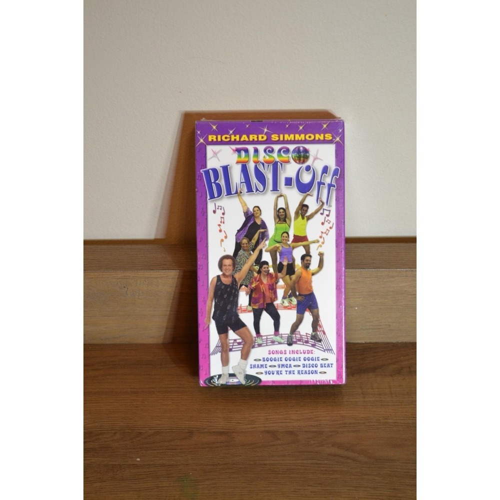 3 NEW 2001 Richard‎ Simmons'  Blast-Off Workouts, DISCO, 80S and MEGA MIX,  VHS - Picture 2 of 10